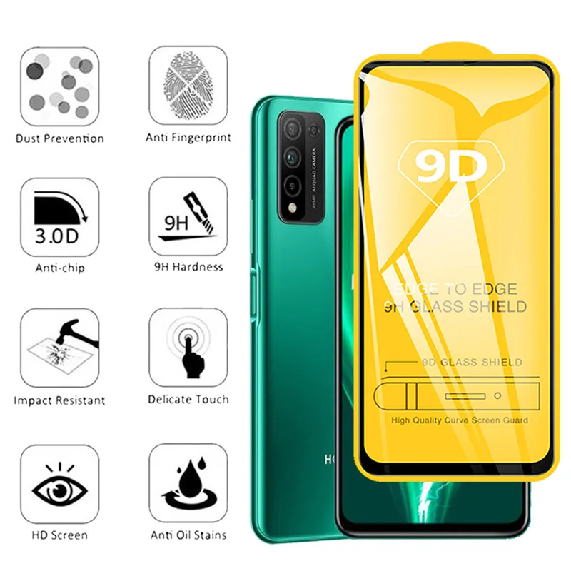хонор 10х лайт 9D закаленное Стекло для Honor 10X Lite 8X защитная пленка экрана Light