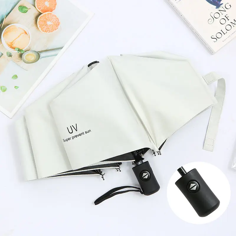 

Umbrella folding manual umbrella automatic girl fresh umbrella simple lovely light umbrella sunshade umbrella rain umbrella