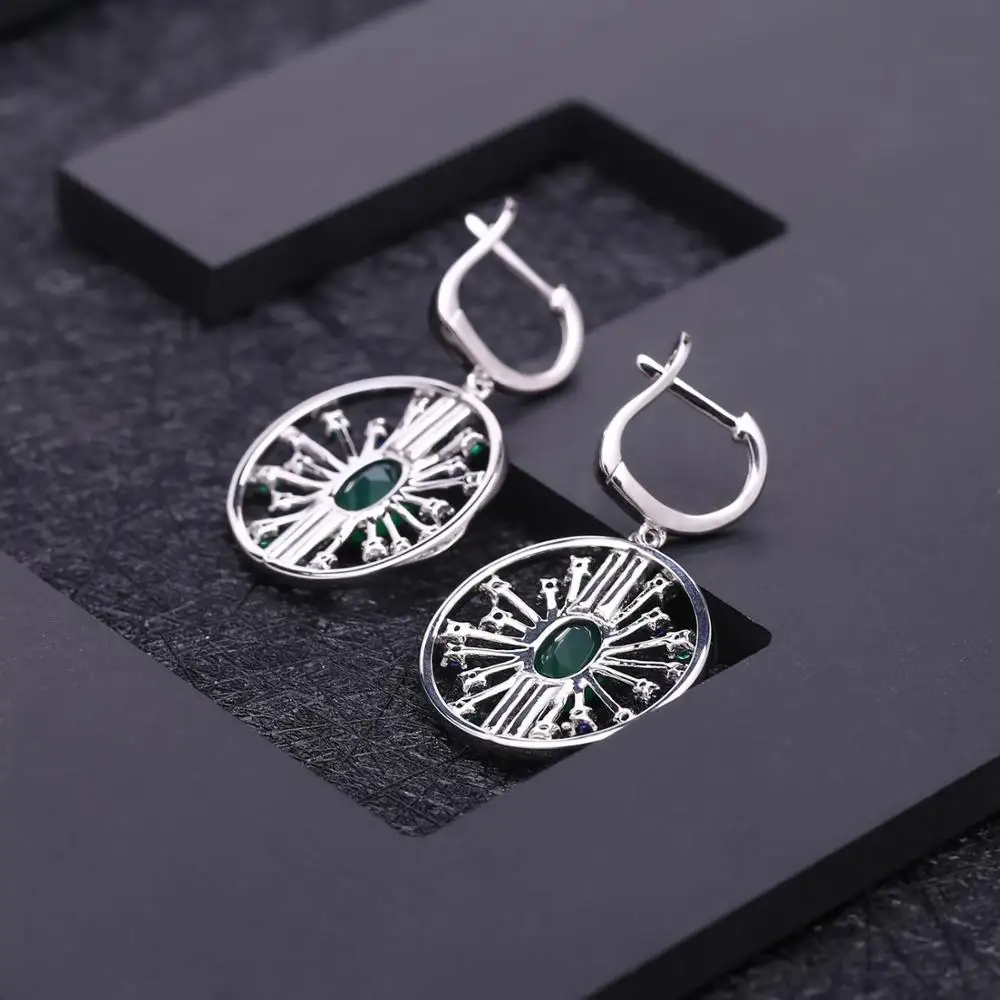 Женский балетный комплект GEM'S 3.88Ct Винтажные Ювелирные наборы из серебра 925