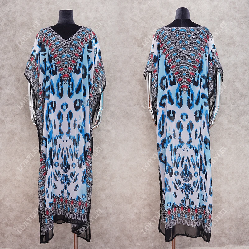 2020 сексуальное бикини накидка богемный стиль с принтом v образный вырез рукав