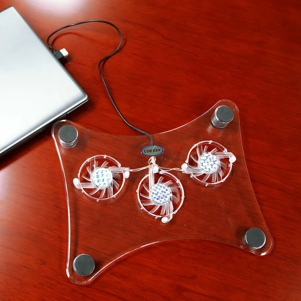 Модный дополнительный usb вентилятор для ноутбука 12 &quotс 3 вентиляторами 1 порт
