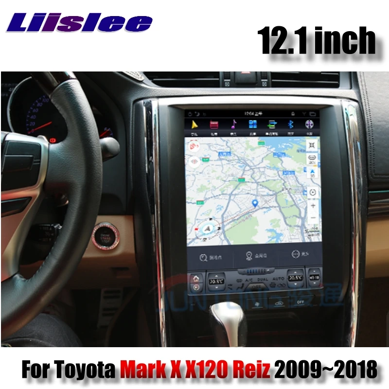 Для Toyota Mark X X120 Reiz 2009 ~ 2018 2G RAM LiisLee Автомобильный мультимедийный GPS WIFI Аудио Стерео