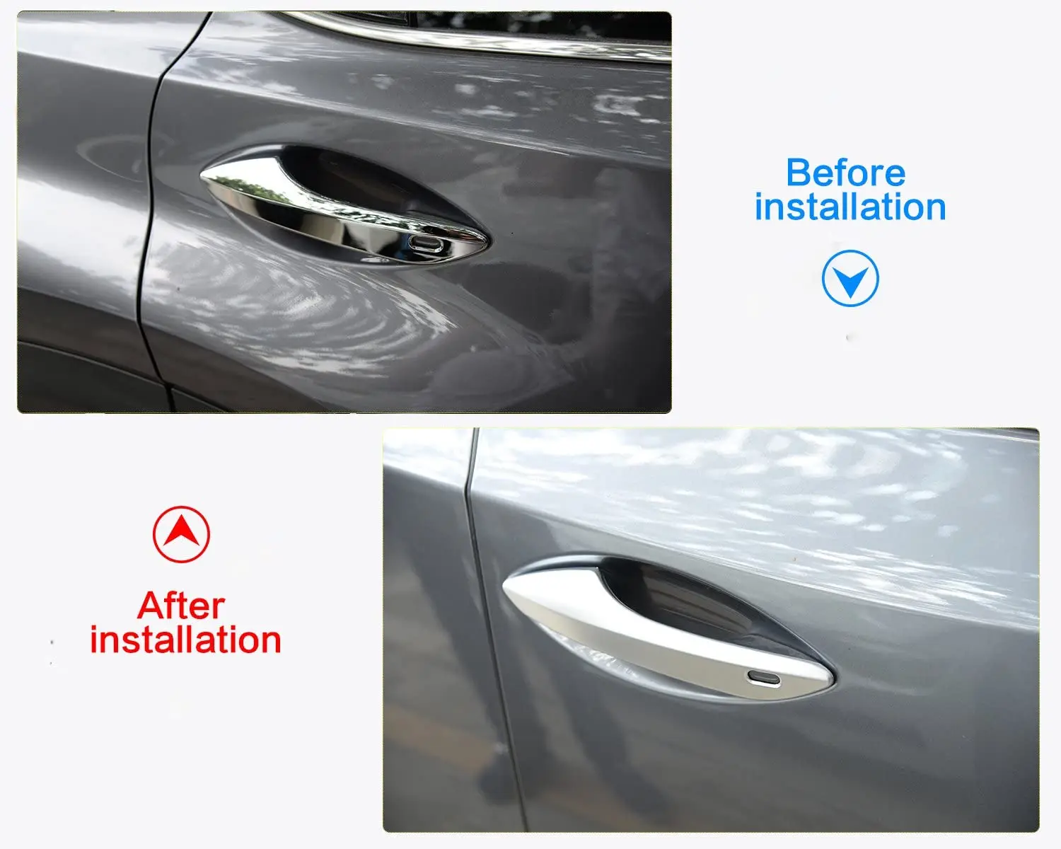 Автомобильные аксессуары из АБС-пластика наклейки на дверную ручку для Lexus RX200t