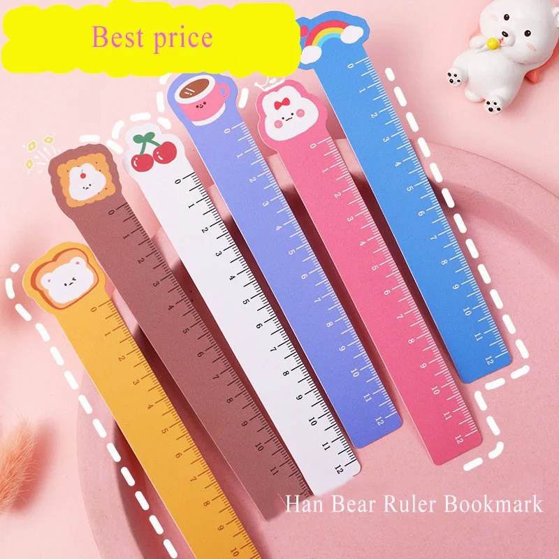 

Цветной выпрямитель для студентов, креативные милые аксессуары для кампуса, канцелярские принадлежности, милые школьные принадлежности, м...