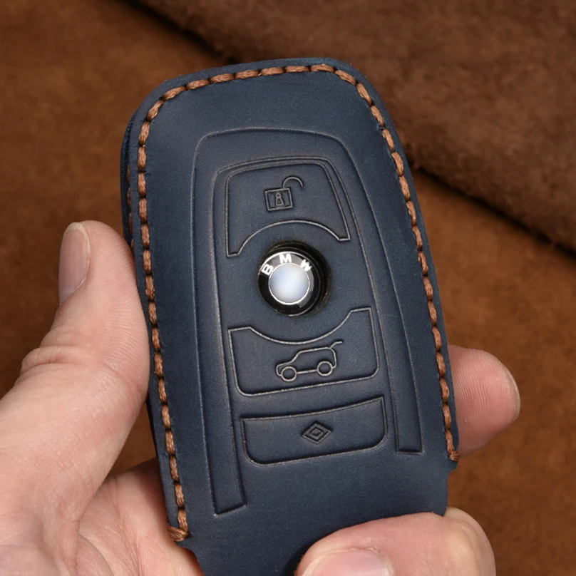 Ручной работы в стиле ретро из натуральной кожи чехол для автомобильного смарт