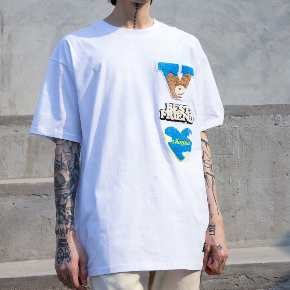 

Men's T-shirt 2021 New Summer Short Sleeve Printed Tee Hip Hop Oversized Cotton Casual Harajuku Streetwear Top Tshirts Clothing