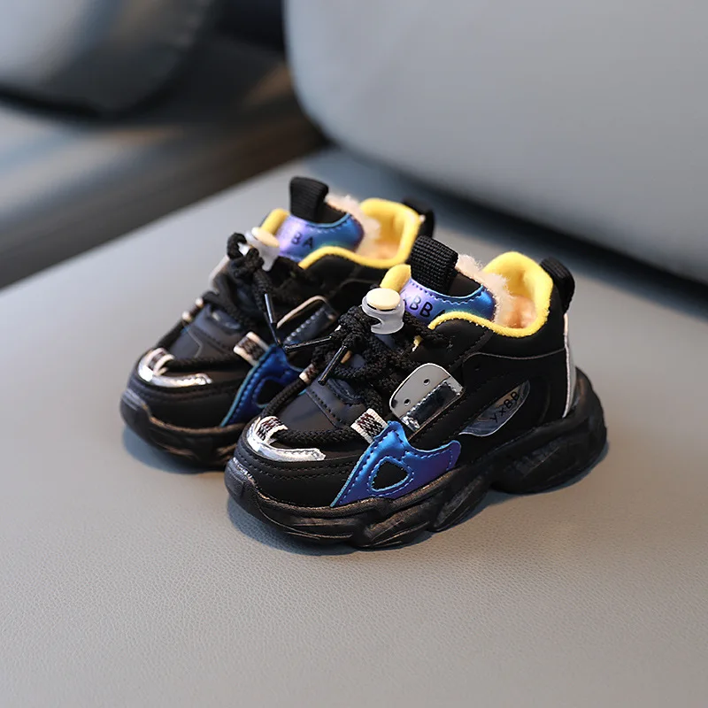 Кроссовки детские из бархата на осень/зиму | Детская одежда и обувь