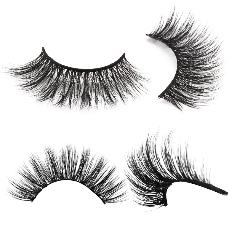 Cocute 3 Pairs False Eyelashes+1pc Eyeliner Waterproof Long Lasting Black Liquid Thick Eye makeup Kit | Красота и здоровье