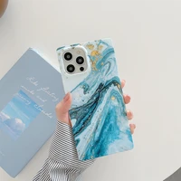 square mold series gilt flow color marble phone case cover for iphone 12 12mini 12pro 11 11pro max 7 8plus xs xr xs max