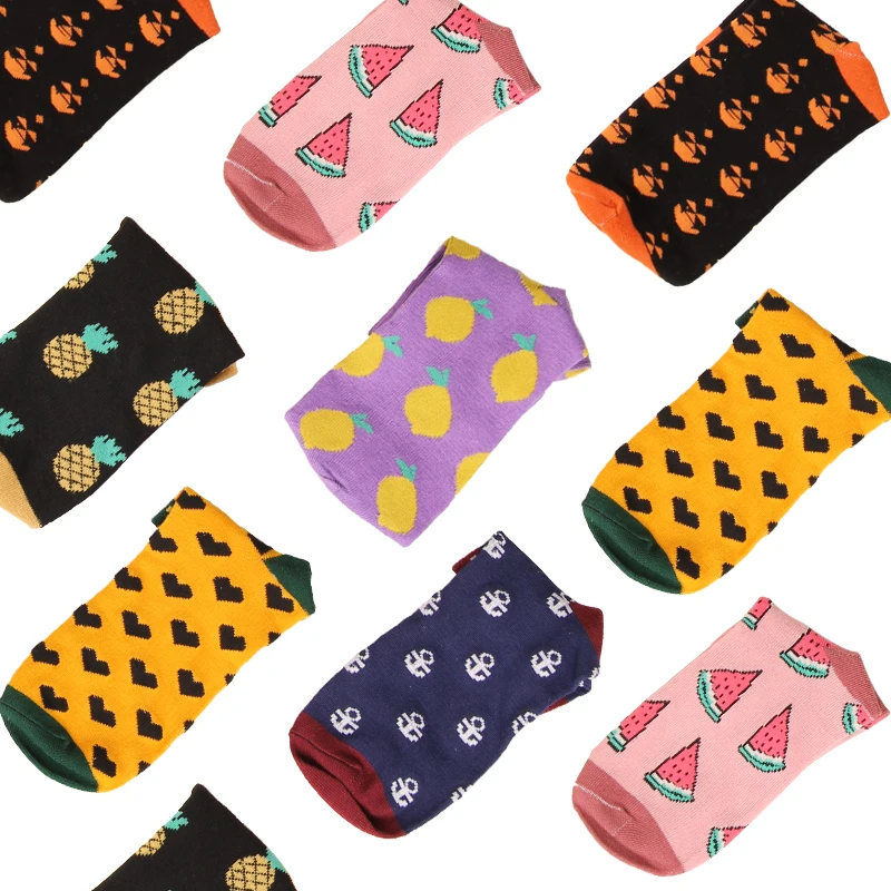 ENXANETA высококачественные хлопковые носки 2020 Мультяшные повседневные стандартные