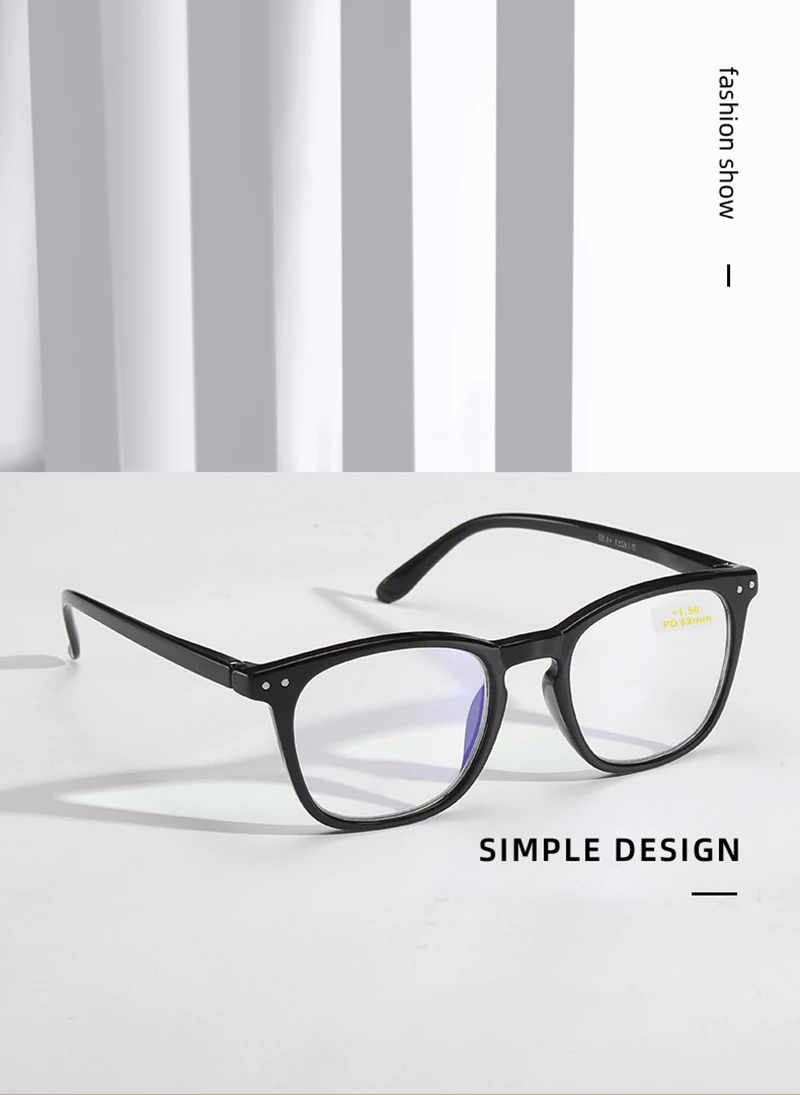 CRIXALIS Platz Lesebrille Für Frauen Männer Jahrgang Rezept Myopie Presbyopie Brillen Computer Brille Männlich Weiblich – Detail 2