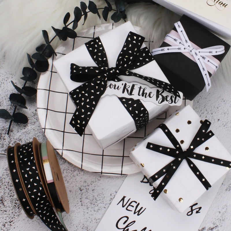 С принтом любящее сердце полиэфирные ленты подарки коробка упаковка отличный