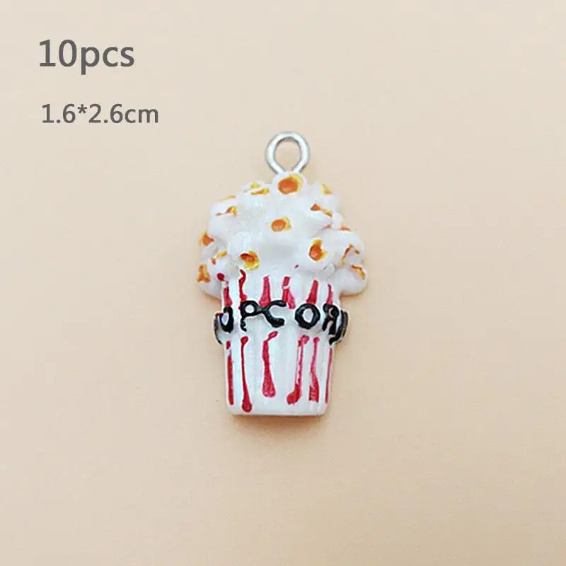 

Color 21*17mm 10X Charm Jewelry Doughnut/Bread/Cake Resin Mixed New Jewelry Findings&amp Components For Pendant