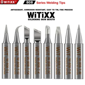 1 шт. оригинальный японский WiT W808 сменный паяльник наконечник сверхпрочный неэтилированный для W-808
