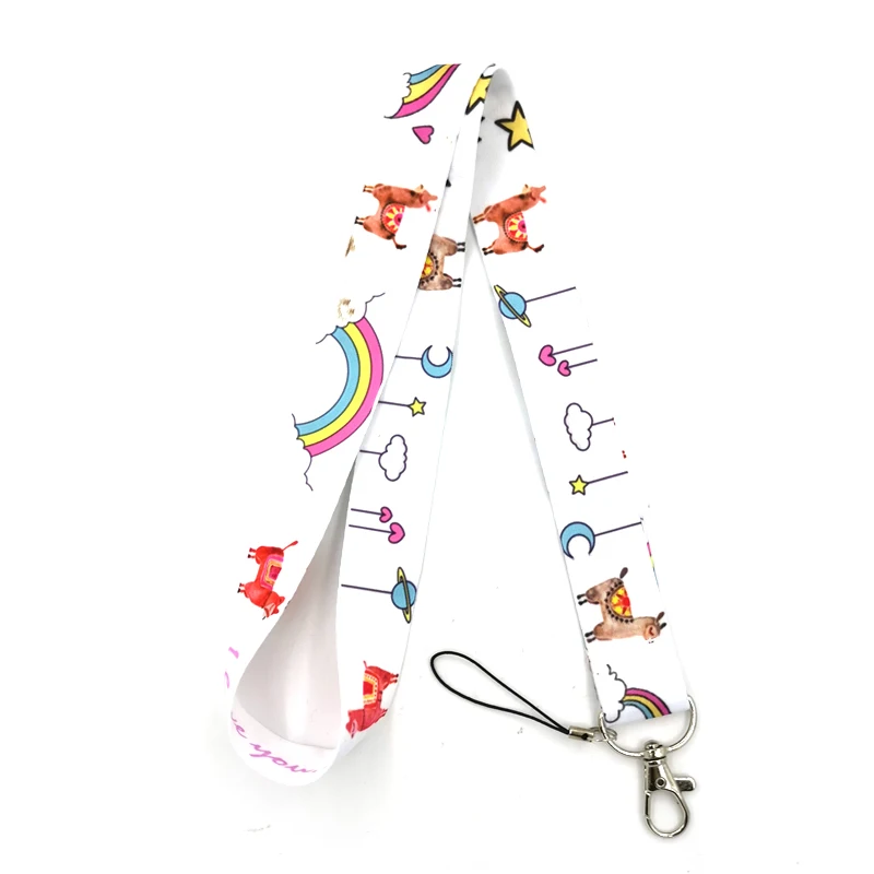 

12 шт./компл. Симпатичные ремешки для ремешков на шею, ремешки для ключей, ID-карт, USB-держатель для знаков, подвесная веревка для рукоделия, шну...