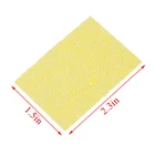 5 шт.лот 2,3 * 1.5in паяльник для подключения к паяльной сварки губка для очистки колодки ручной инструмент синий и желтый цвет в случайном порядке
