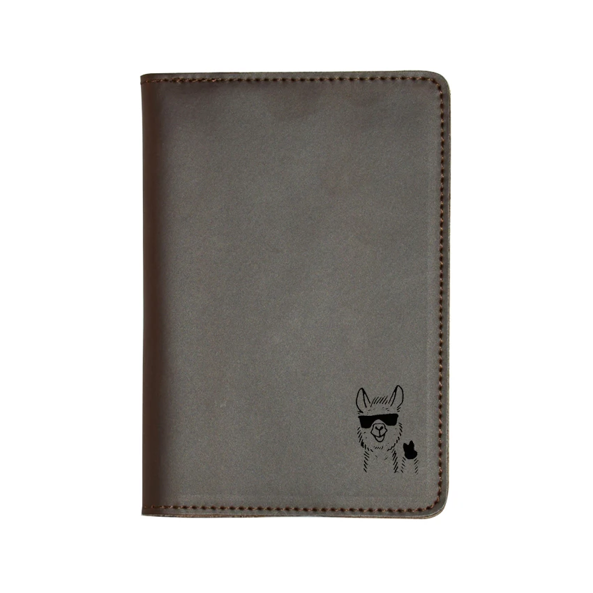 Кошелек для паспорта с забавной ламой|Держатели карт и пропусков| |