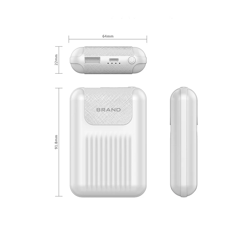 Мини 10000 мАч Power Bank для iPhone 8 Plus Xiaomi Mi аккумулятор зарядное устройство Внешний