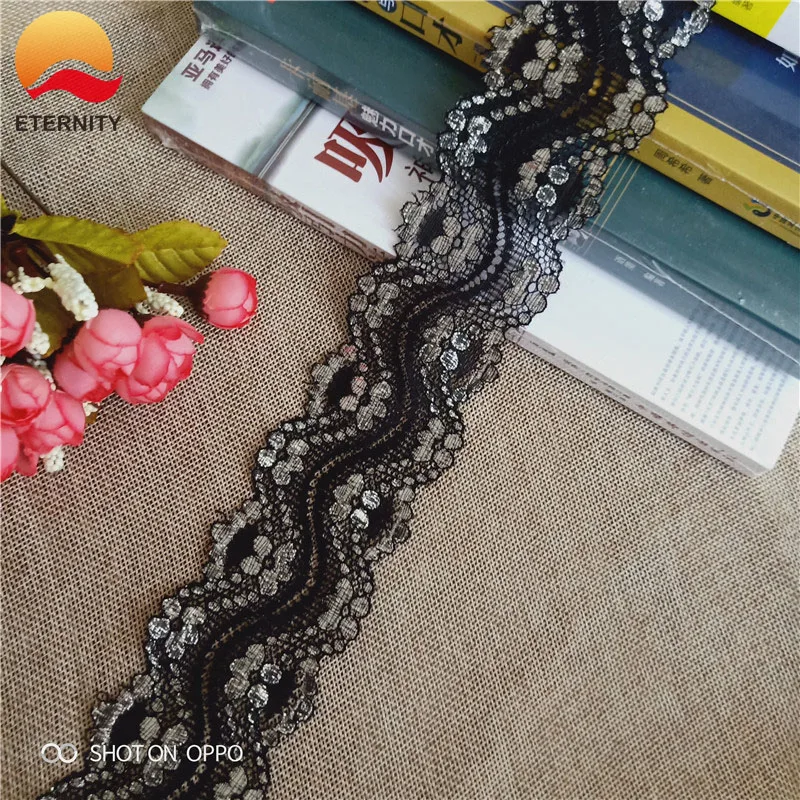 * Эластичная блестящая кружевная Внутренняя юбка из спандекса шириной 5 см