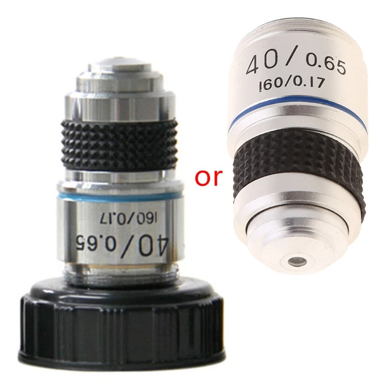 

35ED 4X 10X 40X 100X High Quality Microscope Objective Lens Achromatic Objective Laboratory Biological Microscope parts