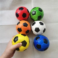 6pcslot 10cm colorful toy footballs baby soft foam pu sponge anti stress squeeze balls toys for kids children