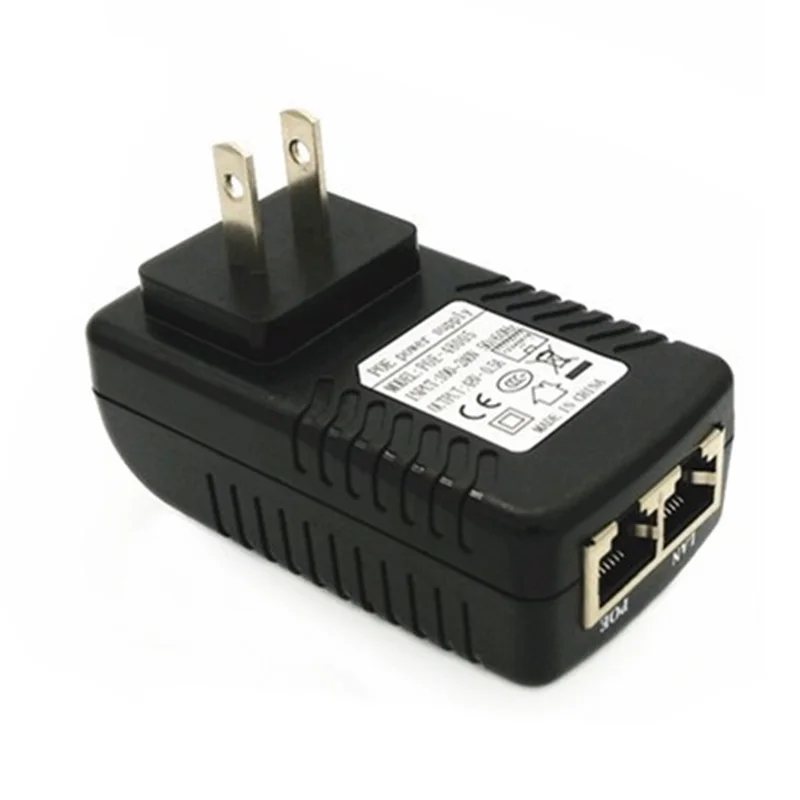 CCTV 48 V 0.5A POE Wall Plug Poe Injector Ethernet Adapter Converter Ip Camera Phone Power Supply US EU Dropship | Электроника