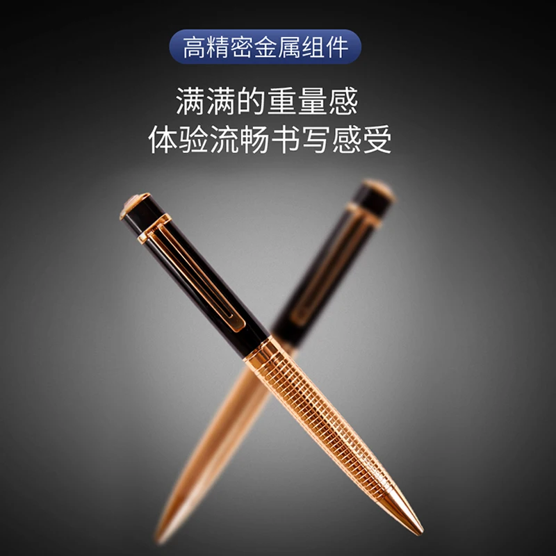 Персонализированная металлическая шариковая ручка для письма канцелярские