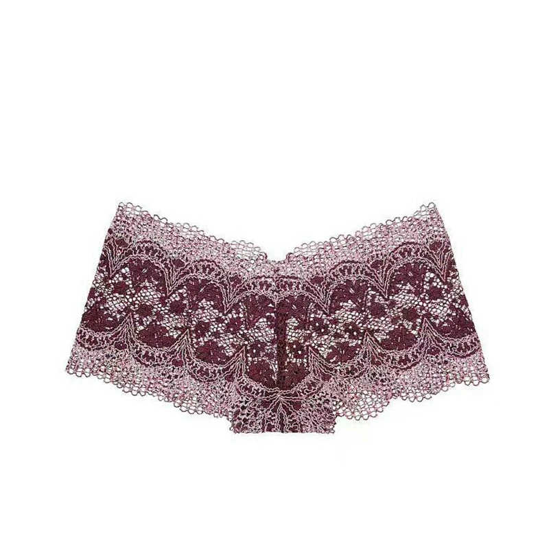 

Ladies Thick Lace Sexy Lace Hollow Boxer Pants Embroidered Seamless, Hollow, Ruffled Comfortable Panties Boxer Pants A19252