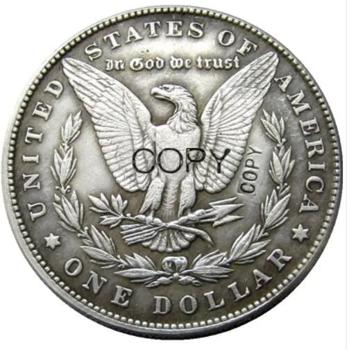 

US Coins 1892-P-CC-O-S Morgan Dollar Silver Plated Copy Coins
