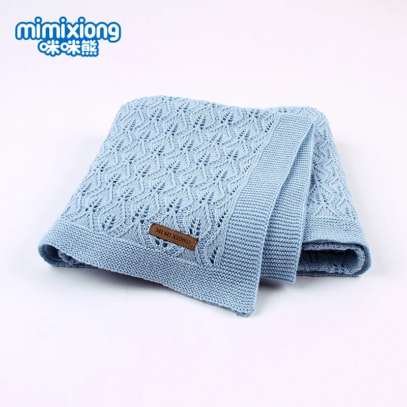 

Diamond Ins New Born Baby Cartoon Cotton Knitt Blanket Spring Autumn Blanket Blanket Photo Babies Muslin Cover Blanket Quilt