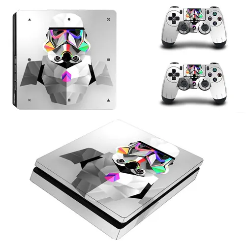 P4SQB0066 Star Wars полное покрытие лицевые панели PS4 тонкая кожа Виниловая наклейка, стикер для консоли Playstation 4 и контроллеров PS4 тонкий стикер кожи - Цвет: P4SQB0066