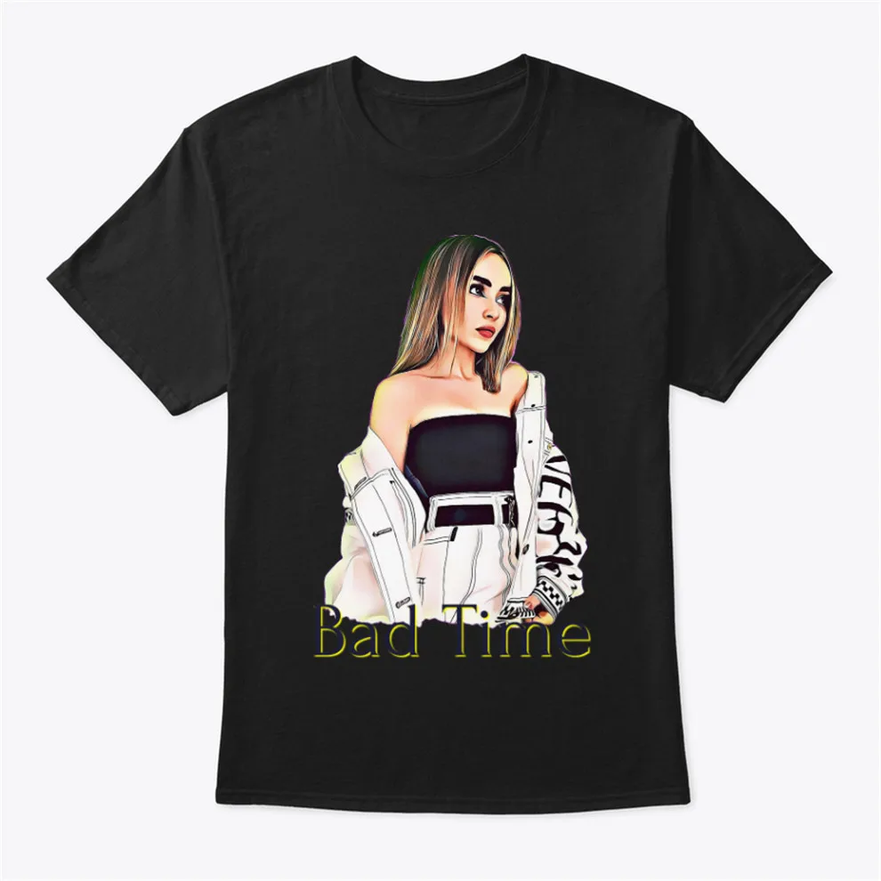 Сабрина Карпентер Bad Time футболка популярная | Мужская одежда