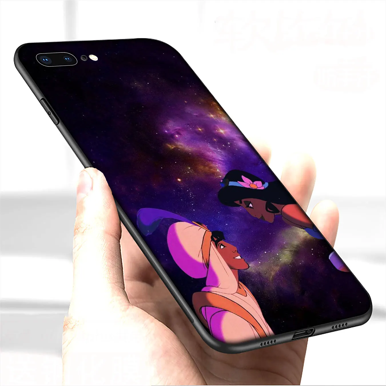 IYICAO Aladdin 2019 Anime Soft Silicone Phone Case for iPhone 12 Mini XR X XS 11 Pro Max 5 5S SE 6 6S 7 8 Plus Black TPU Cover | Мобильные