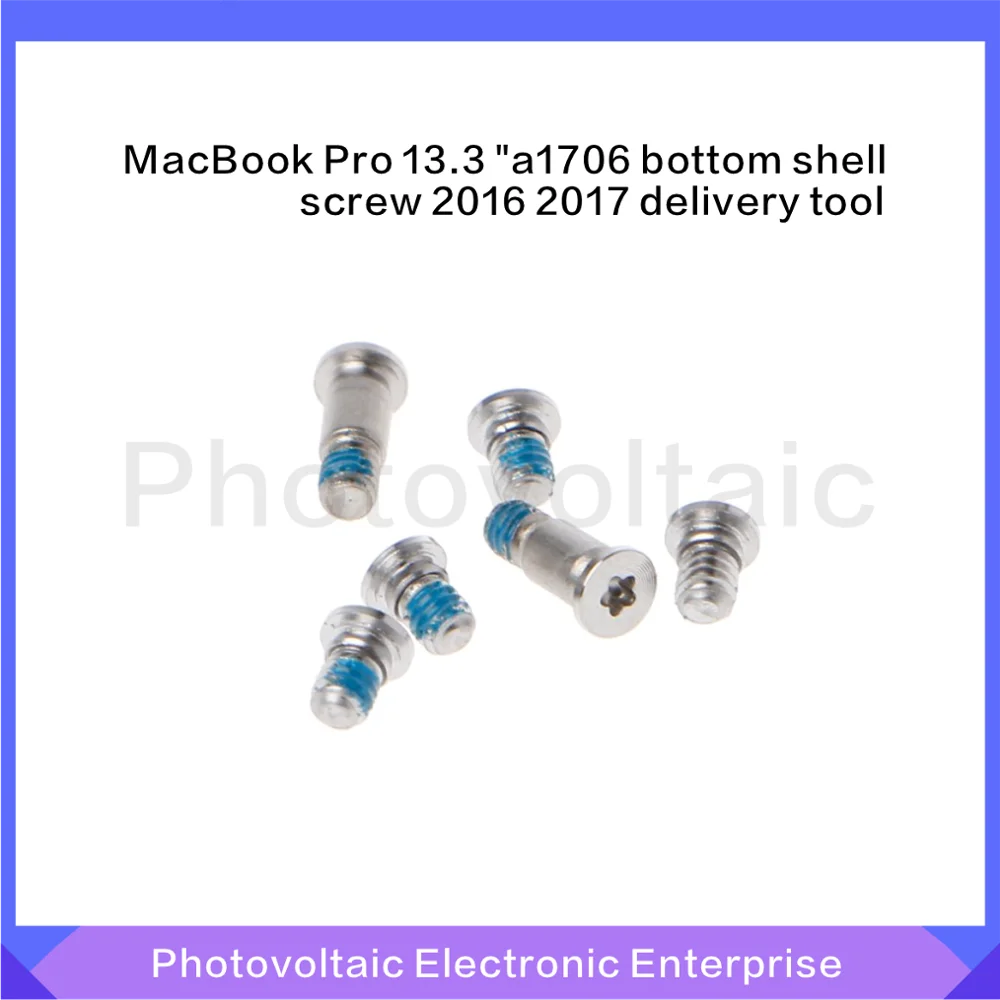 6 шт./компл. винты с нижним корпусом для Macbook Pro 13 3 &quotA1706 сенсорной панелью 2016