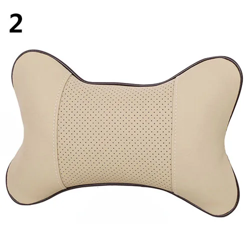 1 шт. искусственная кожа воздухопроницаемая сетка подголовник для автомобиля