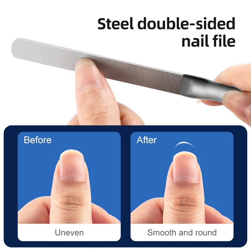 Двухсторонние пилки для ногтей LLANO пилка из нано-стекла профессиональные