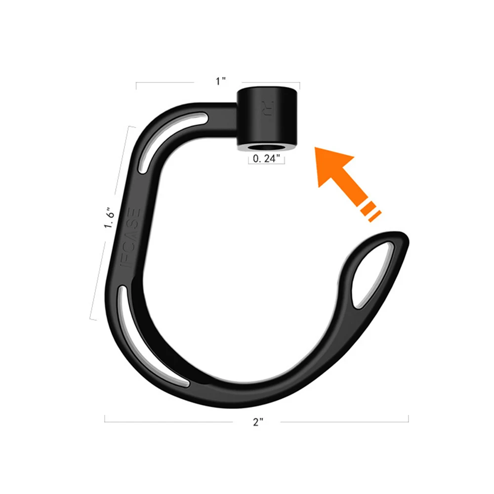 Новый силиконовый Secure функция &quotантипотеря ушной крючок подходит крючки