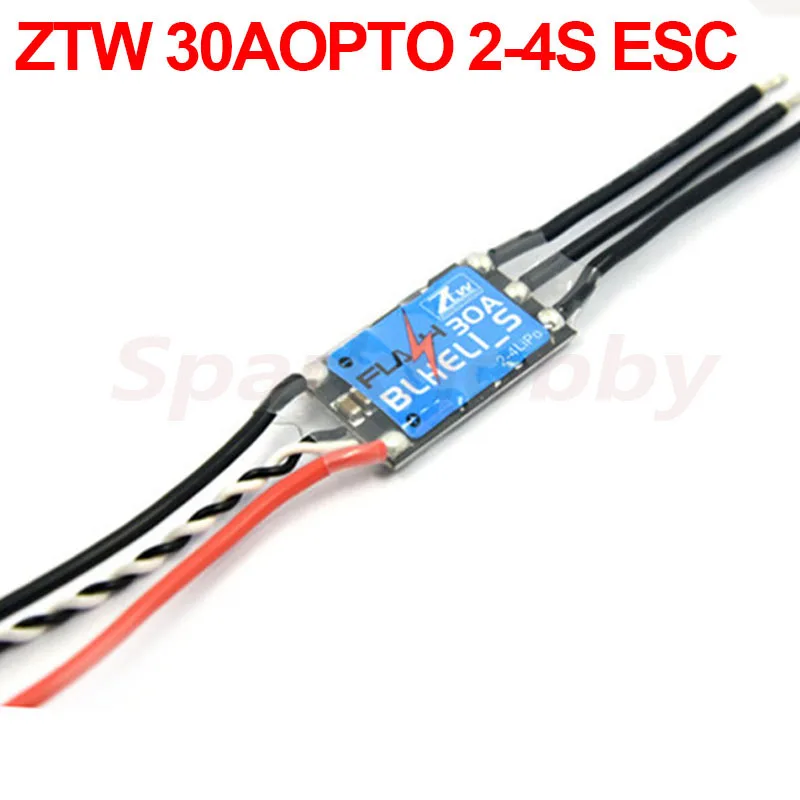 4 шт ztw вспышка 30a opto 2 4s esc контроллер с