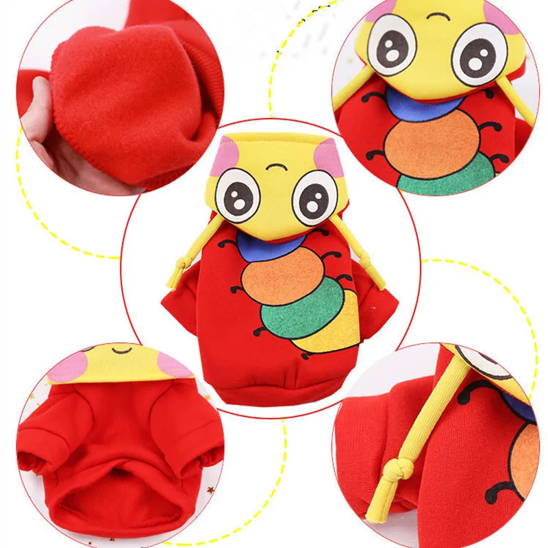 Дешевая Одежда для собак на Хэллоуин одежда домашних животных зимняя Толстовка