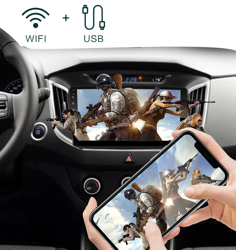 2 Din Android 8,1 автомобильный Радио мультимедийный плеер gps навигация для hyundai ix25 creta- 2 Гб ram 32 ГБ rom 2din видео плеер