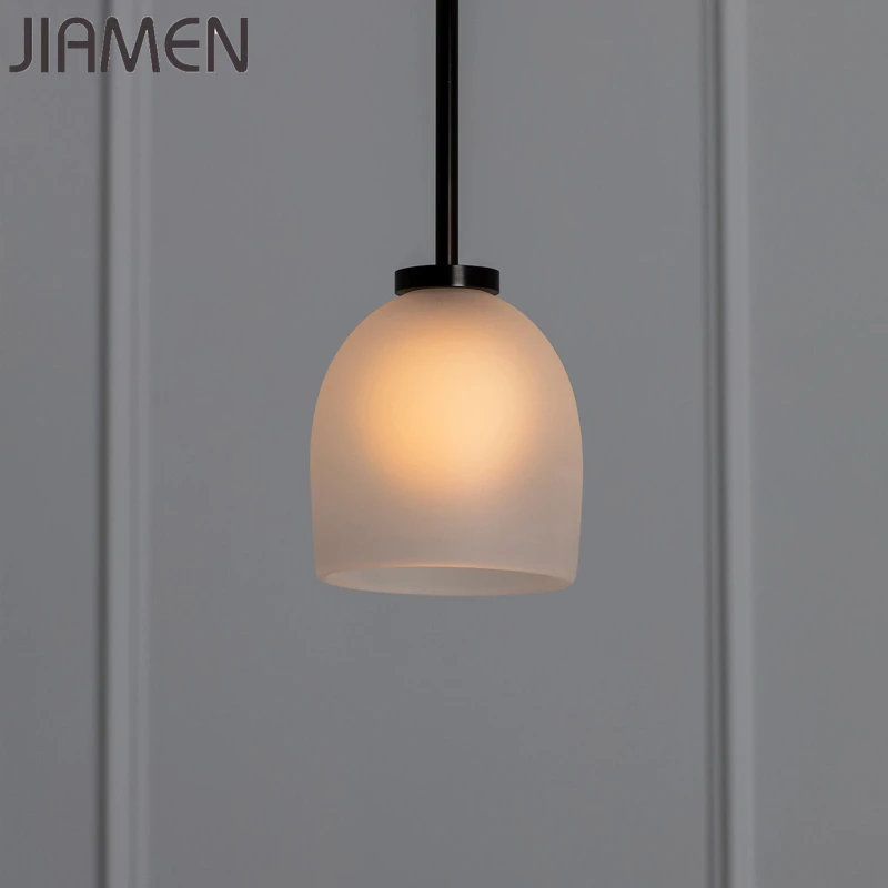 

JIAMEN Pendant Lamp Modern Creative Glass Hanging Lights Led 9G Bulb Fixtures Lights Home Living Room Bedroom Industrial Decor