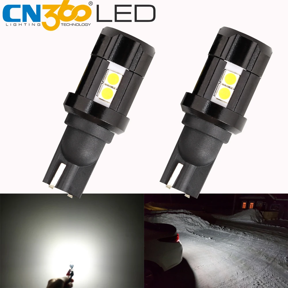 CN360 2 шт. светодиодный T15 W16W 921 912 Автомобильный задний фонарь авто стоп сигнал для