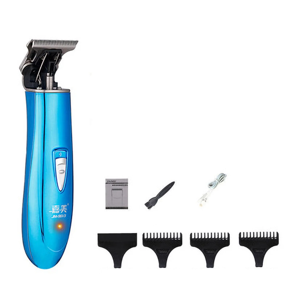 Беспроводная профессиональная машинка для стрижки волос и бороды с USB-зарядкой для мужчин.
