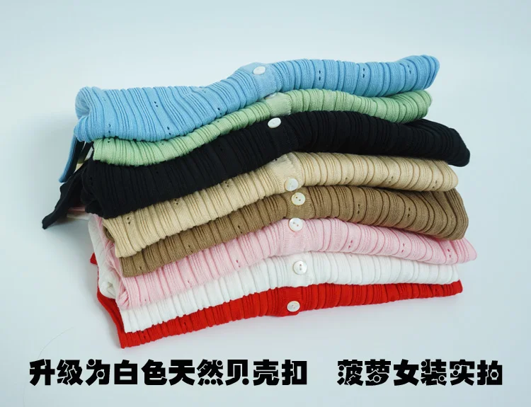 

Women Slim Waist Round Neck Short Paragraph Coat Women Tops New Women's Korean Autumn Sweater Cardigan