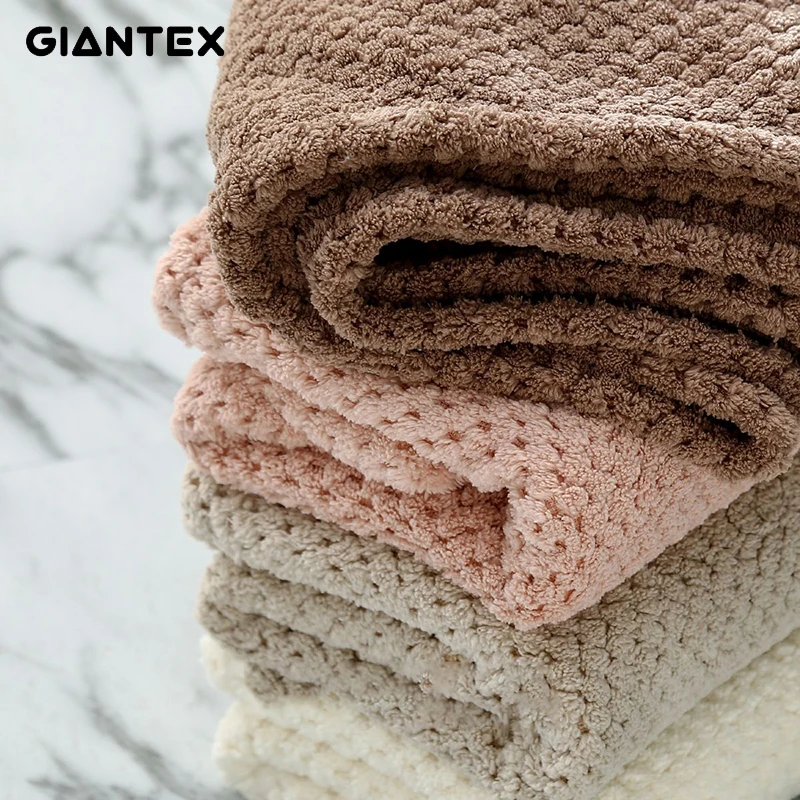 GIANTEX 2 шт 34*74 мягкое полотенце для лица микрофибра взрослых пляжное хлопок плед