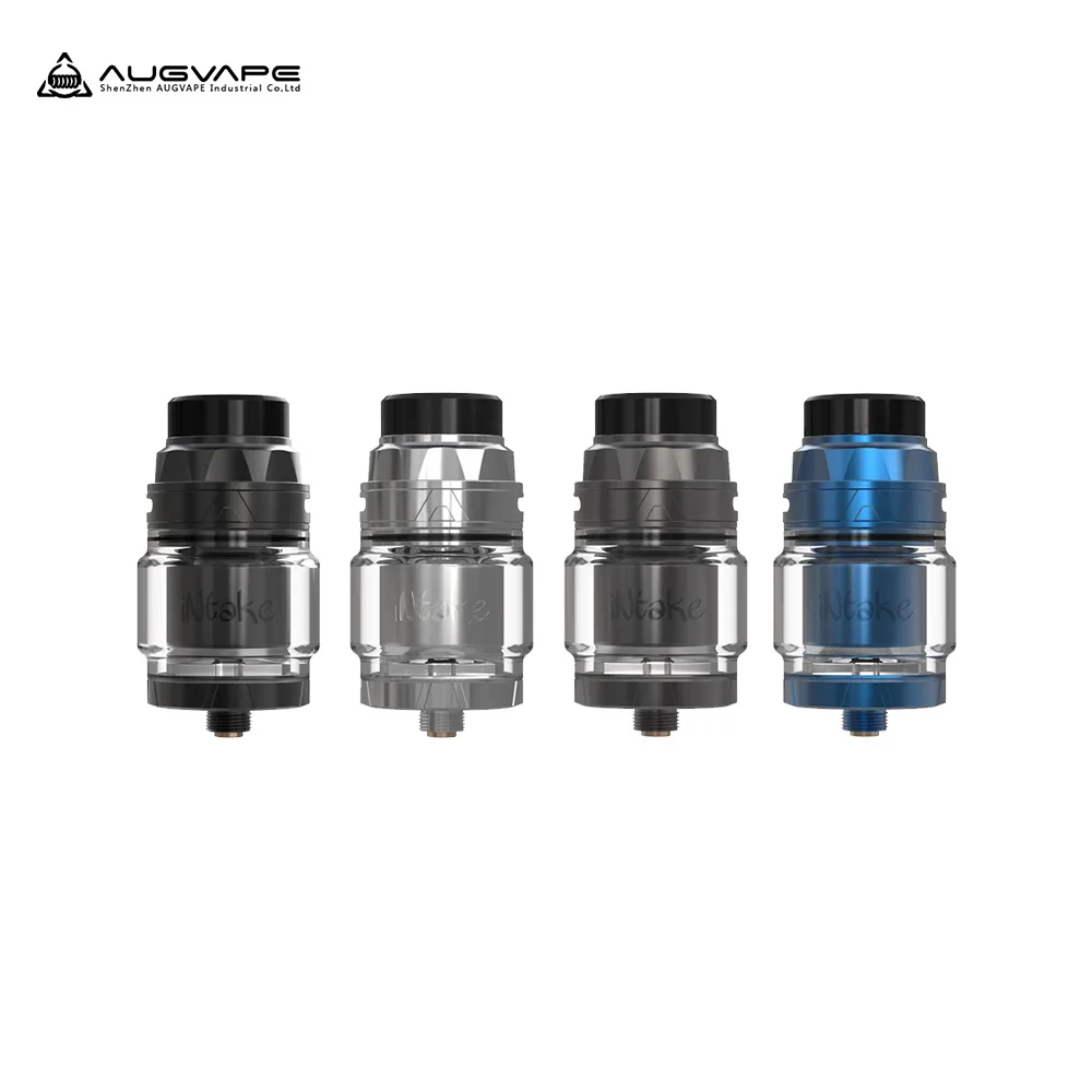Original Augvape Intake RTA Tank 5.8ml 24mm Single Coil Atomizer Electronic Cigarette Top filling Fit 510 thread Vaporizer | Электроника