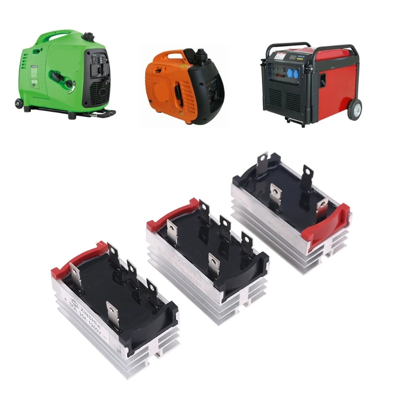 

35A 50A 1200V Aluminum Metal Case 3 Phase Diode Bridge Rectifier 50Amp SQL50A Module