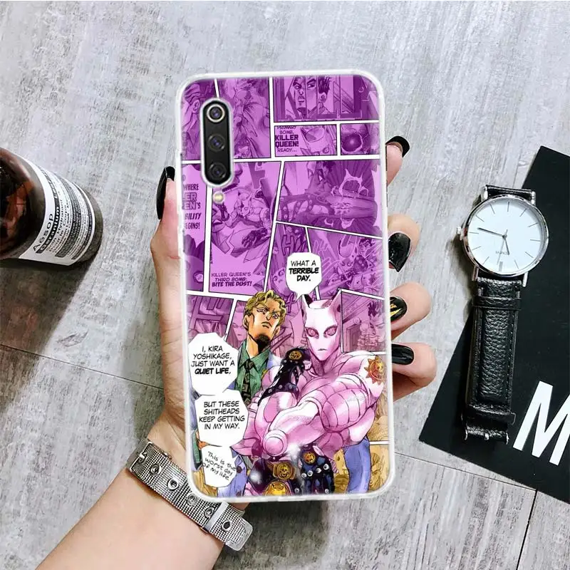 JoJo Bizarre Adventur Anime Phone Case For Xiaomi Redmi Note 10 9 8 11 Pro 11T 11S 10S 9S 9A 9C 9T 8T 8A 7 7A 5 Art Pattern