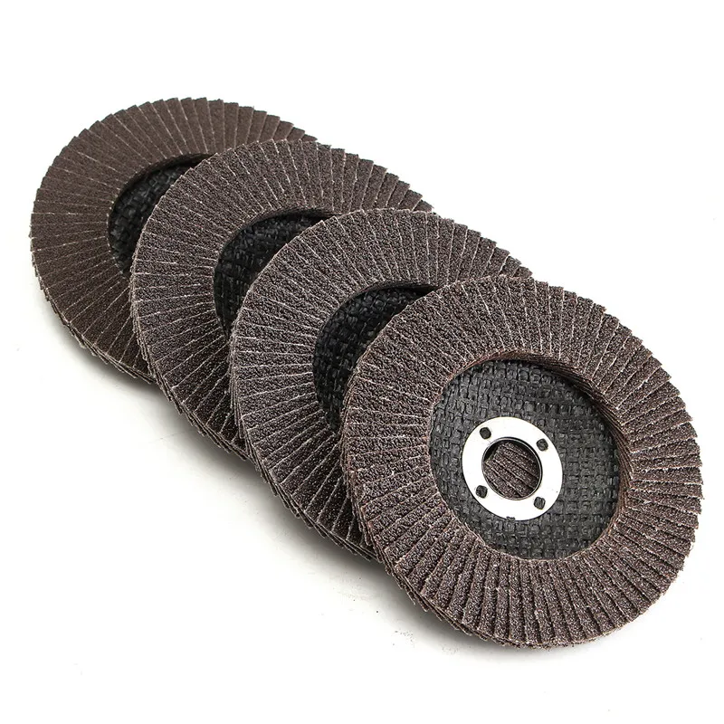 

10Pcs 100mm Flap Discs 40/60/80/120 Grit Grinding Wheels Blades For Angle Grinder Sanding Disk Grinding Wheel Abrasive Tools