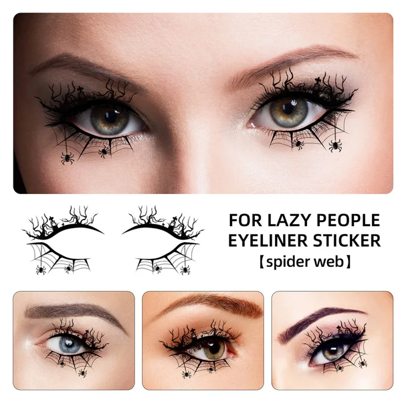 Татуировка для лица на Хэллоуин художественная наклейка глаз разнообразный